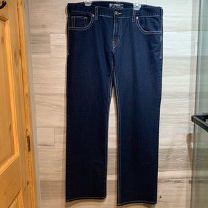 Men’s Silver ‘Nash’ Straight jeans dark wash like new! 38x34